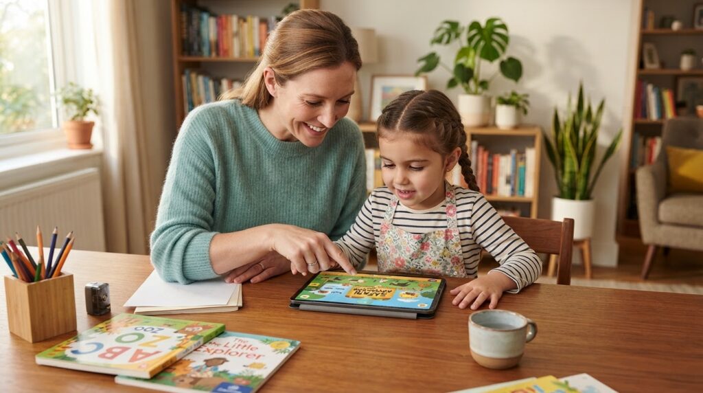 Pais e educadores mediando o uso de IA por crianças da Geração Alpha