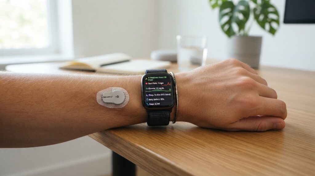 Biossensores e wearables integrados à IA para monitoramento contínuo de saúde na medicina personalizada